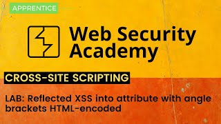 Reflected XSS into attribute with angle brackets HTML-encoded