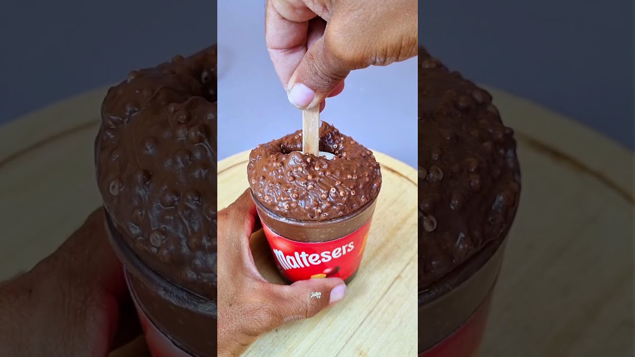 Ice Cream Maltesers Chocolate Dipping