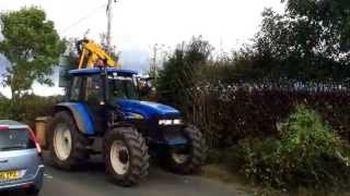 Mr Lunn doing a bit of hedge cutting for us down at cayton