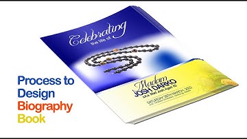 How to Design a Tribute Book / Corel Draw Tutorials / Biography Book / Best Design Ideas
