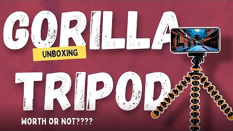 Unboxing Amazon Basics Gorilla Tripod⚡ #gorillatripod #amazon #amazonfinds #tripod #tripodunder500