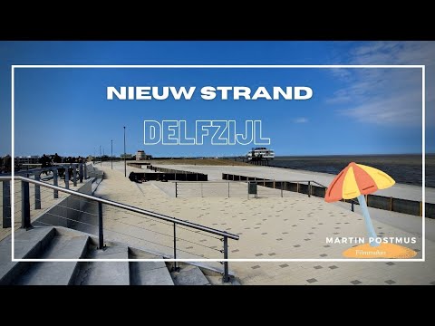 Nieuwe strand in Delfzijl