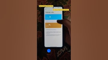 Change Screen Refresh Rate on any Android Phone | 120Hz vs 60Hz #redmiphone #xioami #redmi #viral