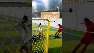 4 Unreal Double Saves! Insane First Save Steals the Show!  #shorts