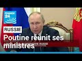 REPLAY :  Poutine réunit son gouvernement pour parler des sanctions économiques • FRANCE 24