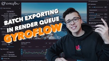 How to BATCH EXPORT in Gyroflow using Render Queue!