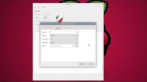 Install GUI For Uncomplicated Firewall (UFW) In Raspberry Pi