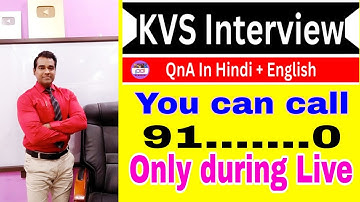 FREE KVS Teacher interview Help by Manoj Sharma l KVS #prt #tgt #librarian #pgt teacher interview