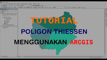 Tutorial Mudah buat peta Poligon Thiessen di Arcgis