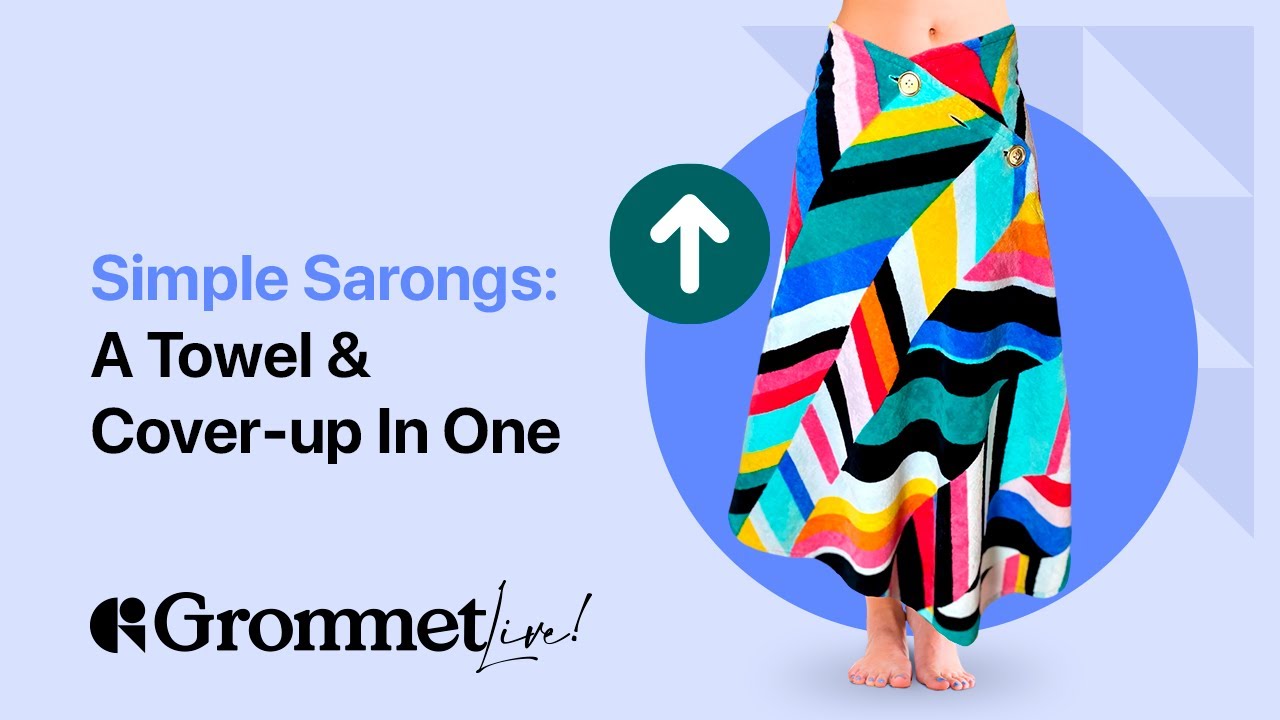 Simple Sarongs Gives Beachgoers A Towel & A Stylish Cover-Up in