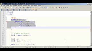 7/18- PHP - Introduction to Classes - Urdu/Hindi