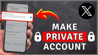 How to Make X (Twitter) Account PRIVATE | X (Twitter) Tutorial