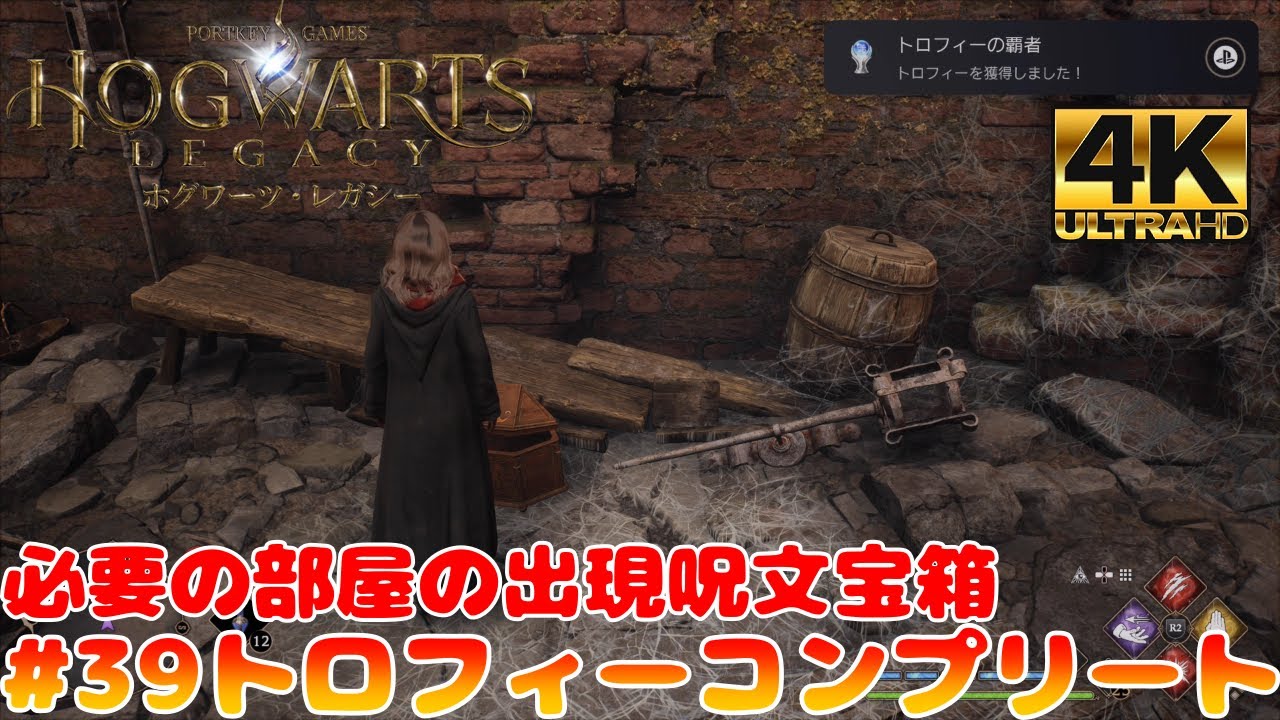 ホグワーツ・レガシー】#39「トロフィーコンプリート」必要の部屋の