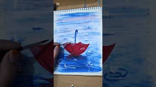 Easy Watercolor Rainy Day Painting for Beginners | Step-by-Step Tutorial