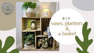 DIY Vases, Planters &amp; Basket | Dollar Tree DIYS