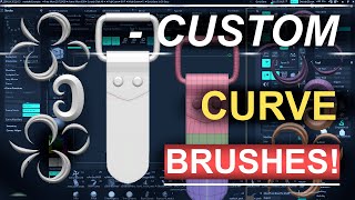 ZBrush - CUSTOM CURVE Brushes (In 2 MINUTES!)