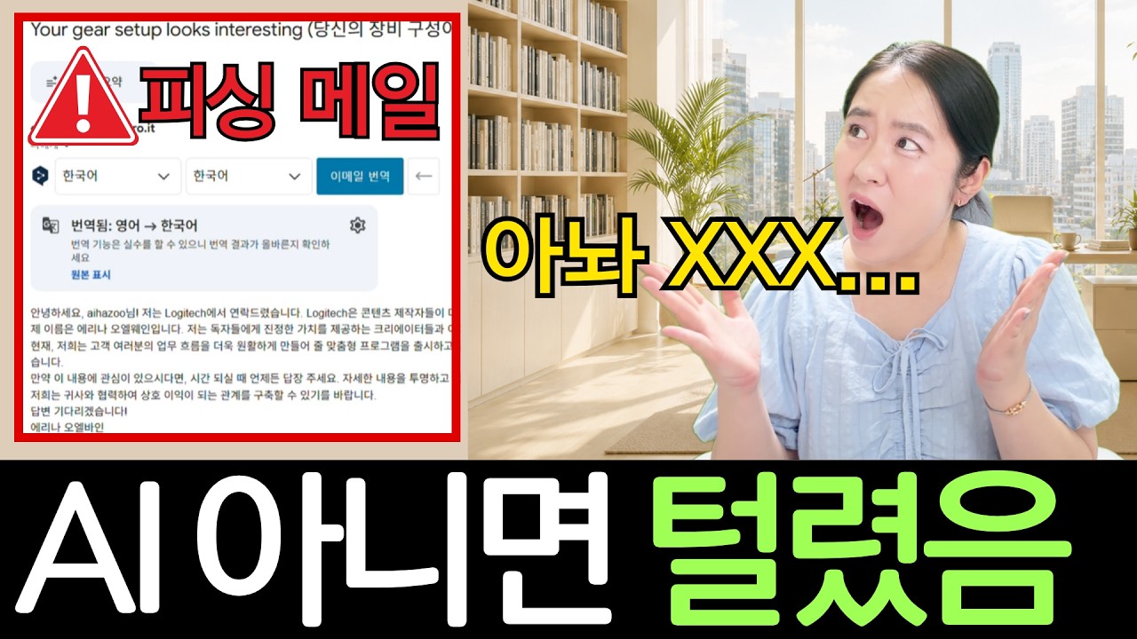 유튜브 협찬 메일로 속아 채널 털릴뻔한 썰😱 +피싱 예방법