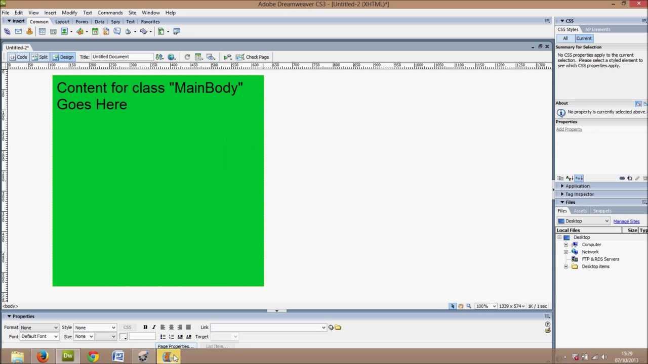 Web Design for Beginners - Video 3 | Div Tag Basics - YouTube
