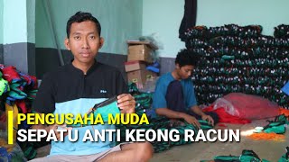 KREATIF!! PEMOEDA INI BERINOVASI MEMBUAT SEPATU ANTI KEONG UNTUK PETANI