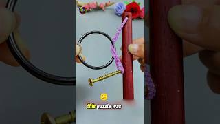 Challenge Remove the ring #iq #iqtest    #puzzle