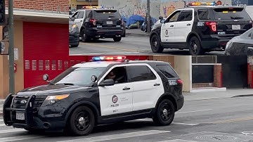 [STUCK IN TRAFFIC] LAPD x2 Traffic Units Responding Code 3