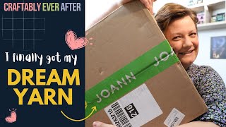 Ep 53 - I finally got my DREAM YARN (mini JoAnn yarn haul)! #yarn #crochet #amigurumi