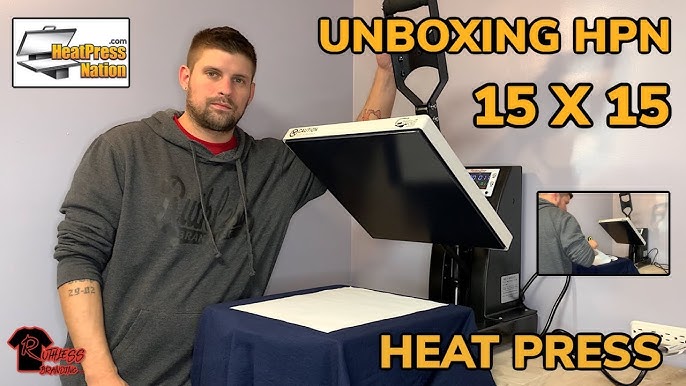 HEAT PRESS NATION CRAFTPRO PINK HEAT PRESS UNBOXING AND REVIEW: MY HUSBAND  SURPRISED ME! 