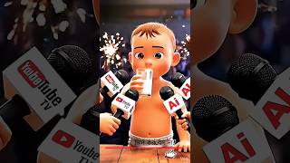 How! A glass of milk and AI made a child the best in the world!🥛🤖🔥 #shorts #shortsfeed #goviral #...