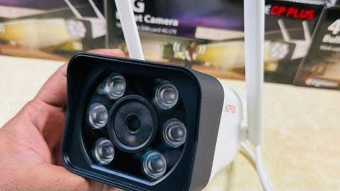 CP PLUS 4G SIM support camera ||  3 MP || CP-V32G || सिम वाला कैमरा || Unboxing || Full review