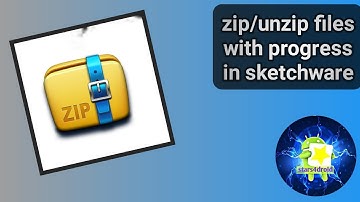 zip/unzip with progress | sketchware tutorial | zip4