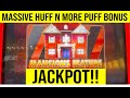 Massive huff n more puff bonus mansion bonus jackpot high limit room slots