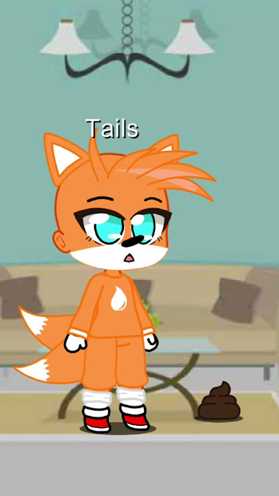 Tails sees poop