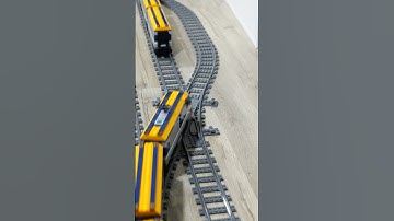 TrixBrix | Right Double Slip Switch R104 | Custom Made 100% Compatible with LEGO Train | TrixBrix.eu