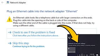 how to fix a network cable is not properly plugged in or may be broken - windows 11/10/8/7