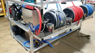 IMMEDIATE PICKUP or SHIPPING Loaded 8' Super Skid only $24988! Soft wash & pressure wash truck skid screenshot 5