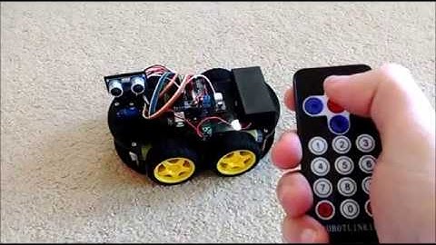 Program Infrared Remote Controlled Arduino Smart Car Robot with Visuino