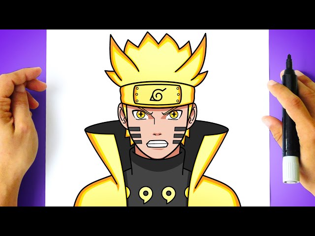 How to Draw Six Paths Sage Mode Naruto – Draw with Richie