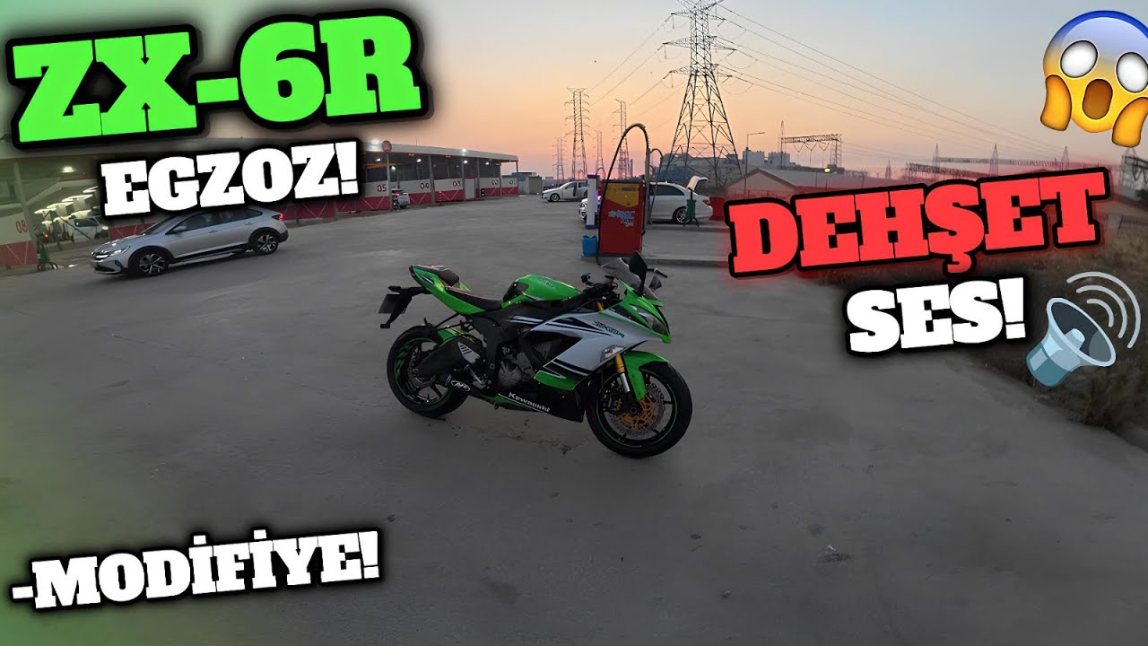 ZX6R YENİ EGZOZ TAKTIK ! ZX-6R MODİFİYE SERİSİ / YOK BÖYLE SES #motovlog #67