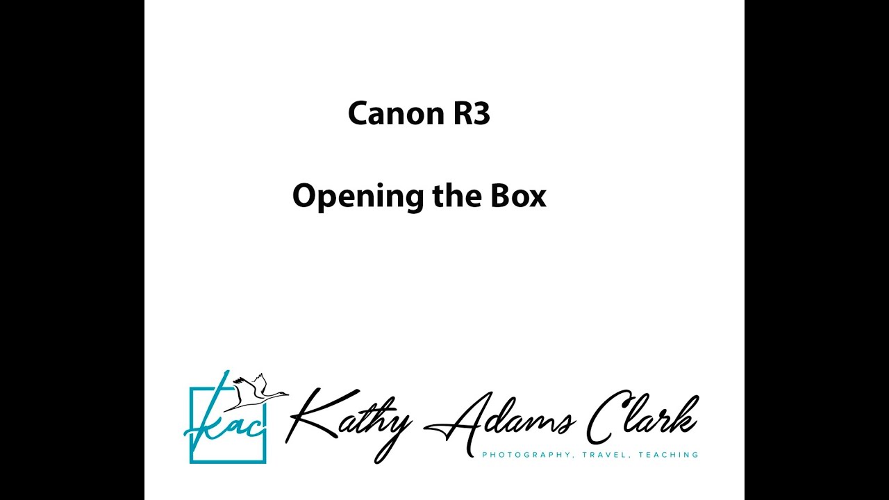 Opening the Box on the Canon R3 Camera - YouTube