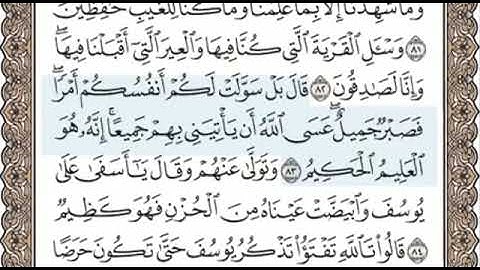 سورة يوسف الصفحة 245 الشيخ محمد صديق المنشاوي