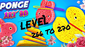 Playing Sponge art game Level 266 TO 270