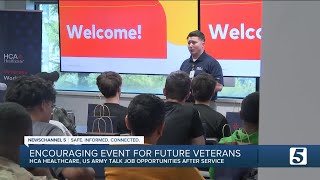 US Army, HCA Healthcare teach future veterans about life after service