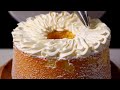 CHIFFON CAKE all'Arancia ricetta e decorazione - Torte italiane