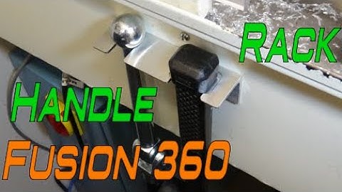 Dual Vise Handle Rack Fusion 360