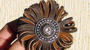 How To Make Universal Leather Brooch - DIY Style Tutorial - Guidecentral