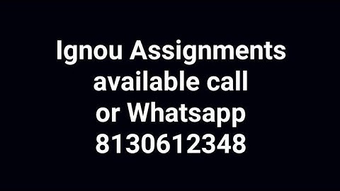 Ignou solved assignment BBYET 143