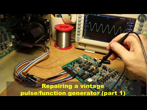 #100: Repairing a vintage pulse/function generator (part 1) - YouTube