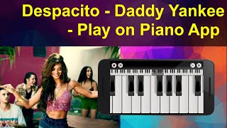 Despacito - Luis Fonsi, Daddy Yankee | Play On Piano | Android Piano App screenshot 3