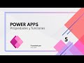 Power apps - Propiedades y funciones