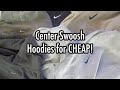 Center Swoosh Hoodies for CHEAP! (DIY)